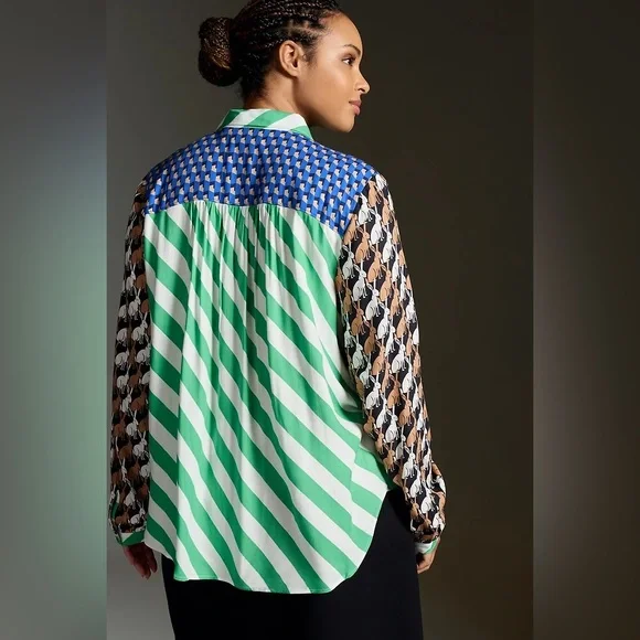 Anthropologie The Paz Buttondown Shirt by Maeve (114) - Picture 2 of 11